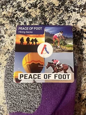 Peace Of Foot Hiking Socks • $11.10