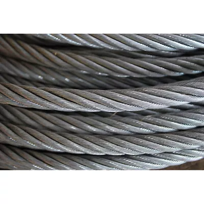 Galvanised Steel Wire Rope Cable - FREE DELIVERY - 1mm 1.5mm 2mm 3mm 4mm 5mm 6mm • £0.99