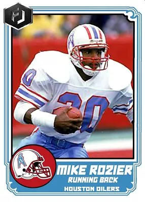 Aceo Mike Rozier Houston Oilers Custom Hand Made Art Card • $7.95