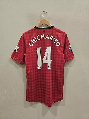 Nike Manchester United 2012 2013 CHICHARITO Home Football Soccer Jersey Small • $58