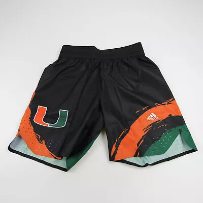 Miami Hurricanes Adidas Game Shorts Men's Black/Green New • $84.49