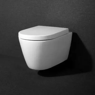 In Wall Concealed Cistern Wall Hung Wall Mount Toilet Suite Buttons White Black • $599