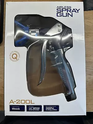 Professional Airless Spray Gun 3.6kPsi Lighter Pull Gun & Guard Fit Wagner Graco • £75