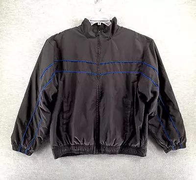 Roundtree & Yorke Sport Jacket Mens Extra Large Tall Black Full Zip Lined Warm • $24.99