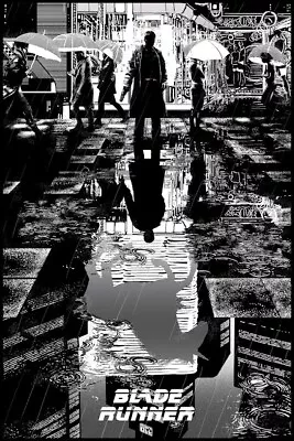 BLADE RUNNER Noir Variant Poster Print RAID71 Chris Thornley BNG Mondo • $50