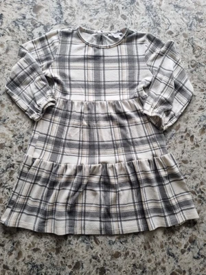 £1.50 • Buy Primark Girls Beige Checked Dress Age 6-7 Years