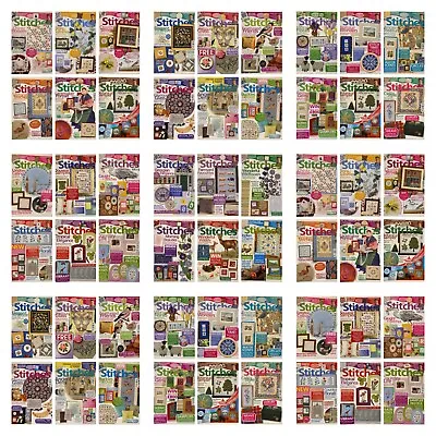 NEW STITCHES-MARY HICKMOTT MAGAZINES - #32 To #238. Multi-buy Discounts. • £6.50