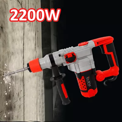 £74.07 • Buy Electric Demolition Jack Hammer Drill Concrete Breaker Chisel 2200w Heavy Duty 