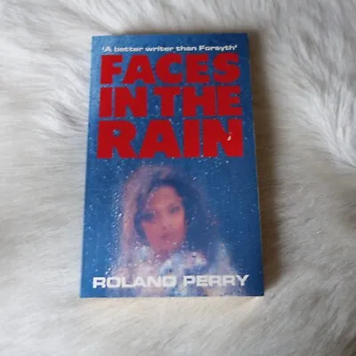 $40 • Buy ROLAND PERRY Faces In The Rain 1990 Vtg ROLAND PERRY Vtg Crime Vtg Drugs Book 