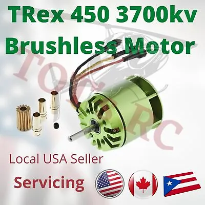 F2835 3700kv Or 4000kv Brushless Motor For T-Rex 450 Or Clone Align GARTT KDS • $14.99