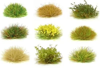 £4.35 • Buy Grass Tuft Sheets X117 Self Adhesive Tufts - Model Landscape Scenery Static