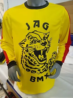 Jaguar Old School Bike Jersey Classic Bmx Jersey Race Bike Shirt Bmx Vintage Xl • $55