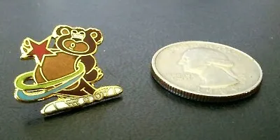  Ussr Soviet Union Russian 1980 Moscow Olympic Games Red Star Misha Bear Pin  • $8.95