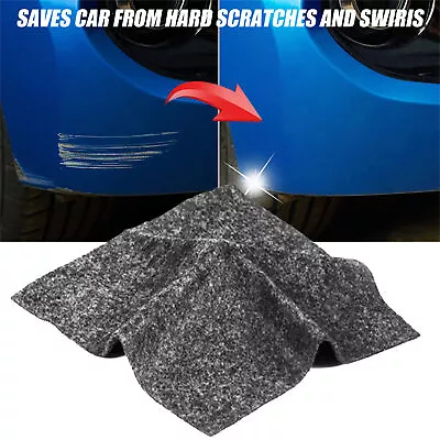 3Pcs Nano Sparkle Cloth Car Scratches Paint Water Spots Remover Nano Magic Cloth • $9.68