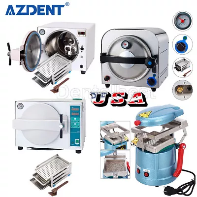 $139 • Buy Dental Autoclave Sterilizer Medical Steam Sterilization / Vacuum Forming Machine