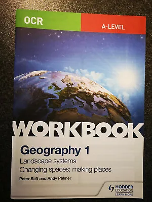 OCR A-level Geography Workbook 1 Peter Stiff & Andy Palmer. NEXT DAY DISPATCH • £7.47