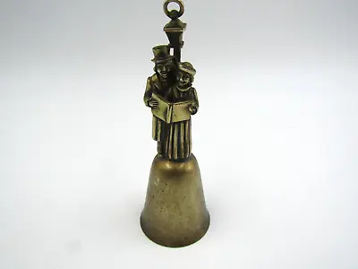 Vintage Brass Bell Christmas Carolers Lamp Post • $16