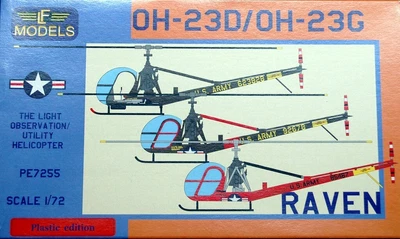 $23.50 • Buy LF Models 1/72 HILLER OH-23D/OH-23G RAVEN Helicopter (Plastic Edition) PE7255
