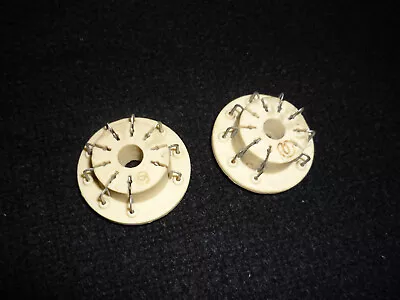 2pcs. PL15-1 / ПЛ15-1 Magnoval SOCKETS For Vacuum Tubes DISMANTLING • $14.90