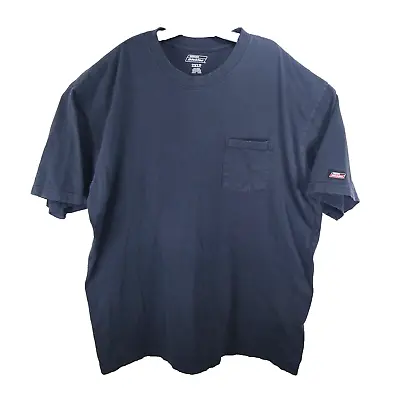 Dickies' Men's Navy Blue 2XLT Crew Neck Short Sleeve With Pocket T-Shirt • $12.95