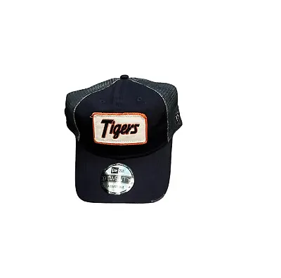 NWT New Auburn Tigers New Era Frayed Patch Trucker Adjustable Hat Cap • $21.95
