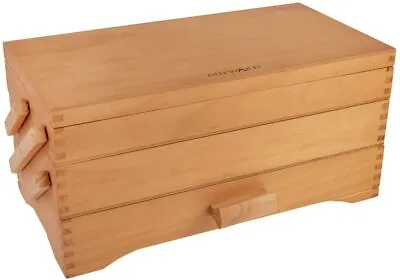 Milward Craft Box: Cantilever: Pine Wood-(d/w/h): 17 X 37 X 22.6cm. • £34.73