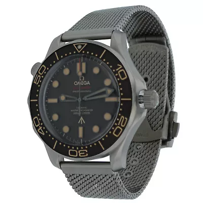 2024 Omega Seamaster James Bond 007 42 Mm Titanium Watch 210.90.42.20.01.001 • $8390