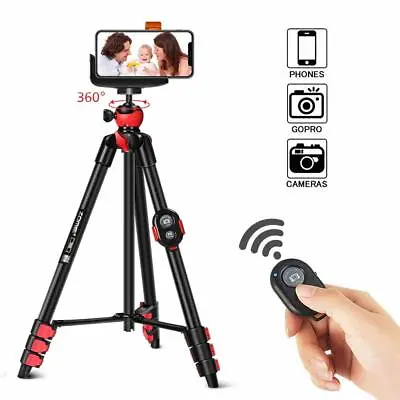 Zomei T60 Adjustable Smartphone & Tablet Tripod Stand With Phone Holder & Remote • $29.90