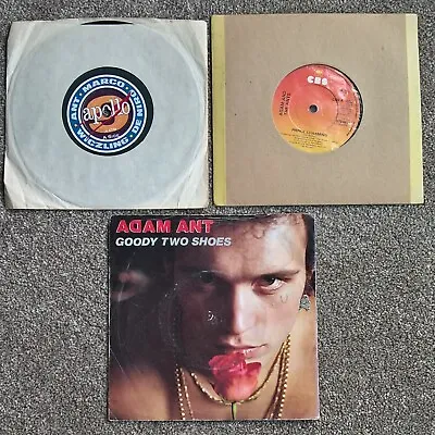 £3.65 • Buy Adam Ant/& The Ants 3 X Play Tested 7  Singles Vinyl Records Lot Bundle Joblot