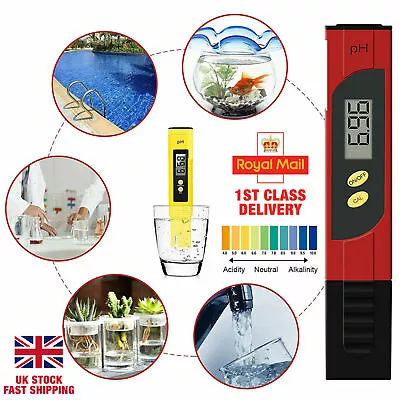 £8.99 • Buy LCD Digital Electric PH Meter Tester Hydroponics Aquarium Water Test Pen New