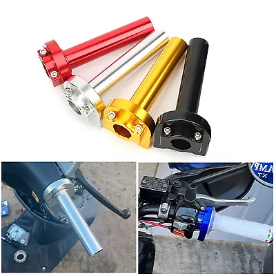 Motorcycle 7/8''Twist Throttle Accelerator Handlebar Handle Grips Aluminum Azc • $9.97