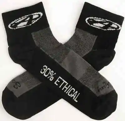 Answer Ethic Low MTB Socks Black/Grey SockGuy NEW • $9.99