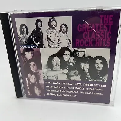 Greatest Classic Rock Hits CD Skynyrd Cheap Trick Grass Roots ELO Boston CD27 • $4.49