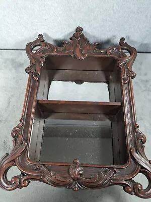 Vintage 1950's Ornate Plastic Mirrored Shelf Made In USA • $49.98