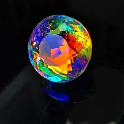 AAA 80 CT+ Rainbow Colour ROUND  Cut Natural Mystic Topaz Loose Gemstone New • $17.47