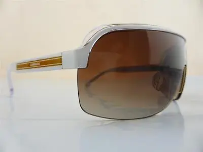 $109 • Buy Carrera Sunglasses TOPCAR 1/N P9U/HA White Crystal - Brown Gradient Lens