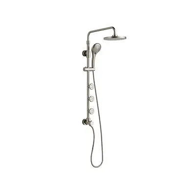 PULSE ShowerSpas 1028-BN Lanikai Shower System With 8  Rain Showerhead 3 Dua... • £286.10