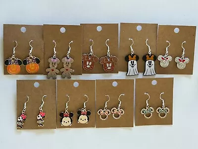 Minnie Mouse Stainless Steel Dangle Drop Earrings- Many Choices-Custom Made • $4.95