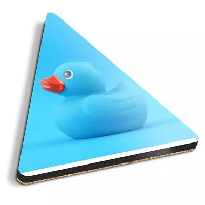 1x Triangle Coaster - Blue Toy Duckling Bath Time Baby Boy #16702 • £4.99