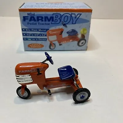 Mini Pedal Tractor 1997 Collectors Edition Xonex Farm Boy Die Cast Metal #7 • $12.99