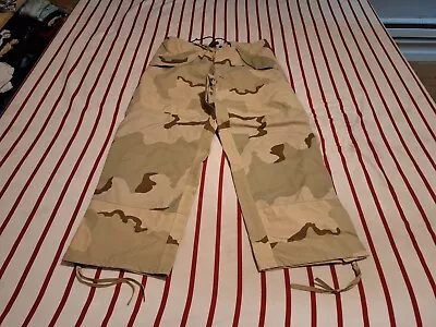 U.S. Army 3-Color Desert Extended Cold Weather Trousers Size Medium-Short Used • $25