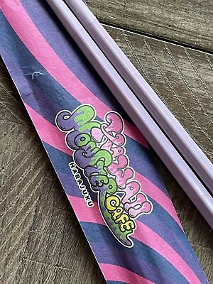 Purple Chopsticks Set Kawaii Harajuku Monster Cafe Tokyo Japan • $29.99