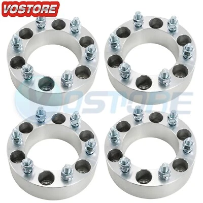 $87.50 • Buy 4Pcs 2  6x5.5 6x139.7 12x1.5 Wheel Spacers For Toyota 4Runner Tacoma FJ Cruiser