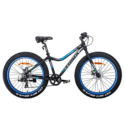 $499 • Buy Trinx Tiger T106 Fat Bike Shimano 7 Speed Bicycle Sand Snow