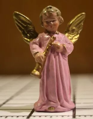 VTG Nativity Angel US Zone West Germany Composition Paper Mache Ornament • $12.50