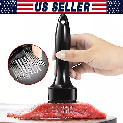 Meat Tenderizer Tool Stainless Steel Needle Ultra Sharp 24 Blades For Beef Pork • $7.89