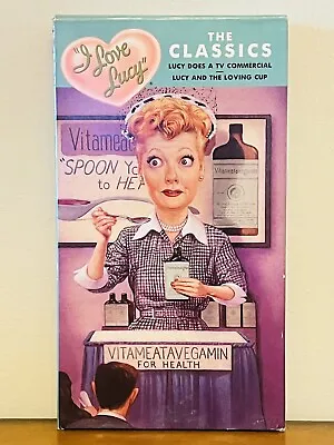 I Love Lucy The Classics Vol. 3 (Lucy Does Commercial & The Loving Cup) VHS 1998 • $10