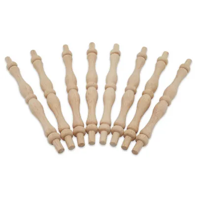 Oak Wooden Spindles 5-3/4 Inch For Crafts Home Décor Furniture | Woodpeckers • $21.99