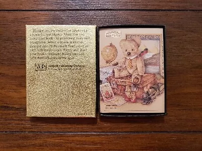 Vintage Antioch BookPlates 25 Self Stick Teddy Bear Teddy Tum Tum Travel • $10.39