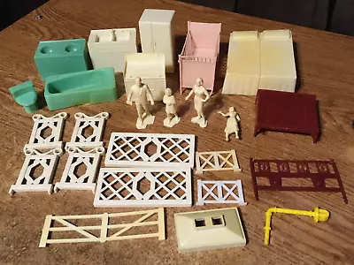 Lot Of 23 Vintage Plastic Doll House Furniture Marx French Provincial Line 60's • $31.99